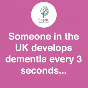 Dementia Statistic - Someone in the UK develops dementia every 3 seconds